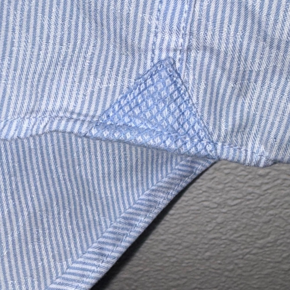 Bugatchi Uomo Light Blue Patterned Long Sleeve Bu… - image 8